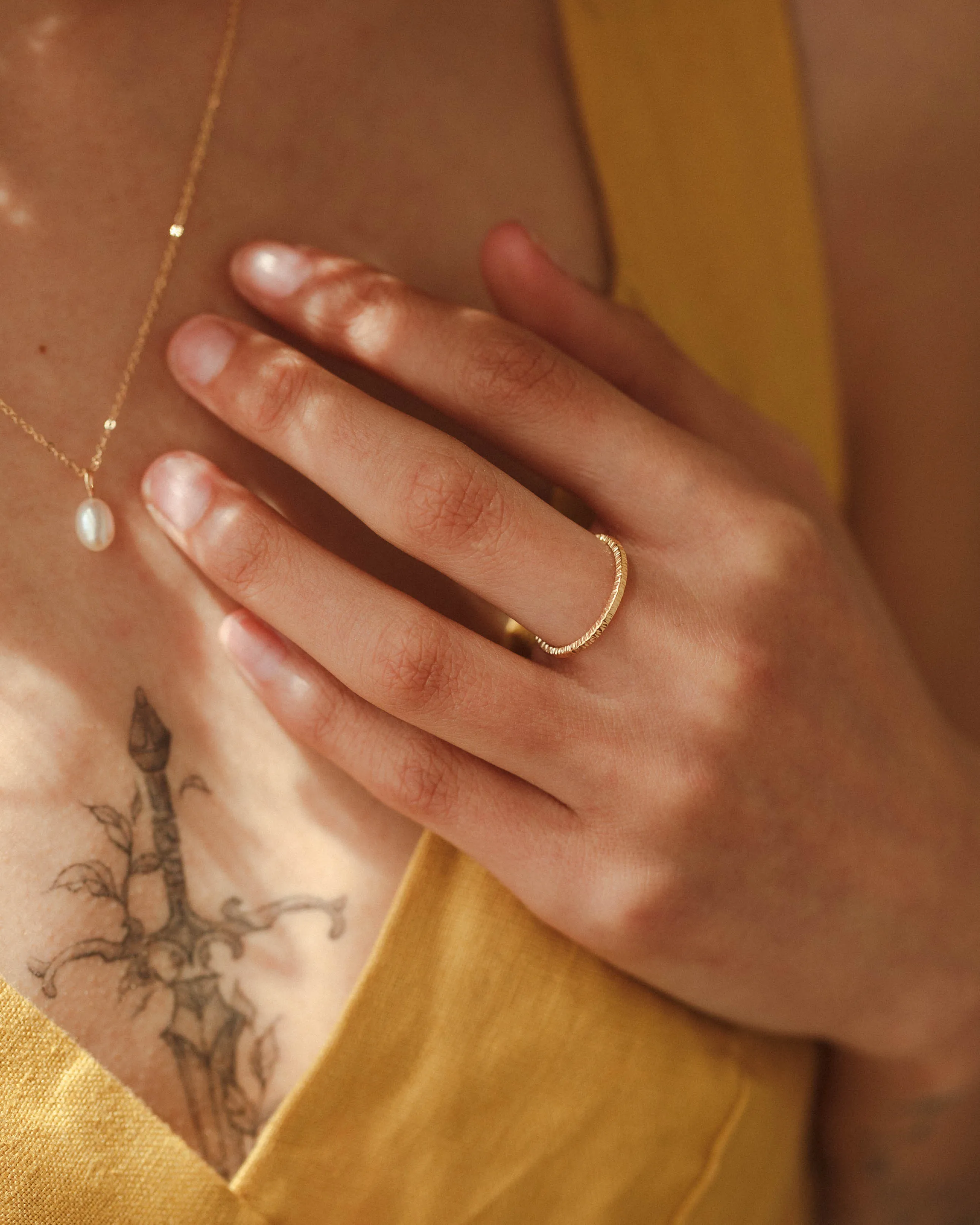 Golden Hour Stacking Rings