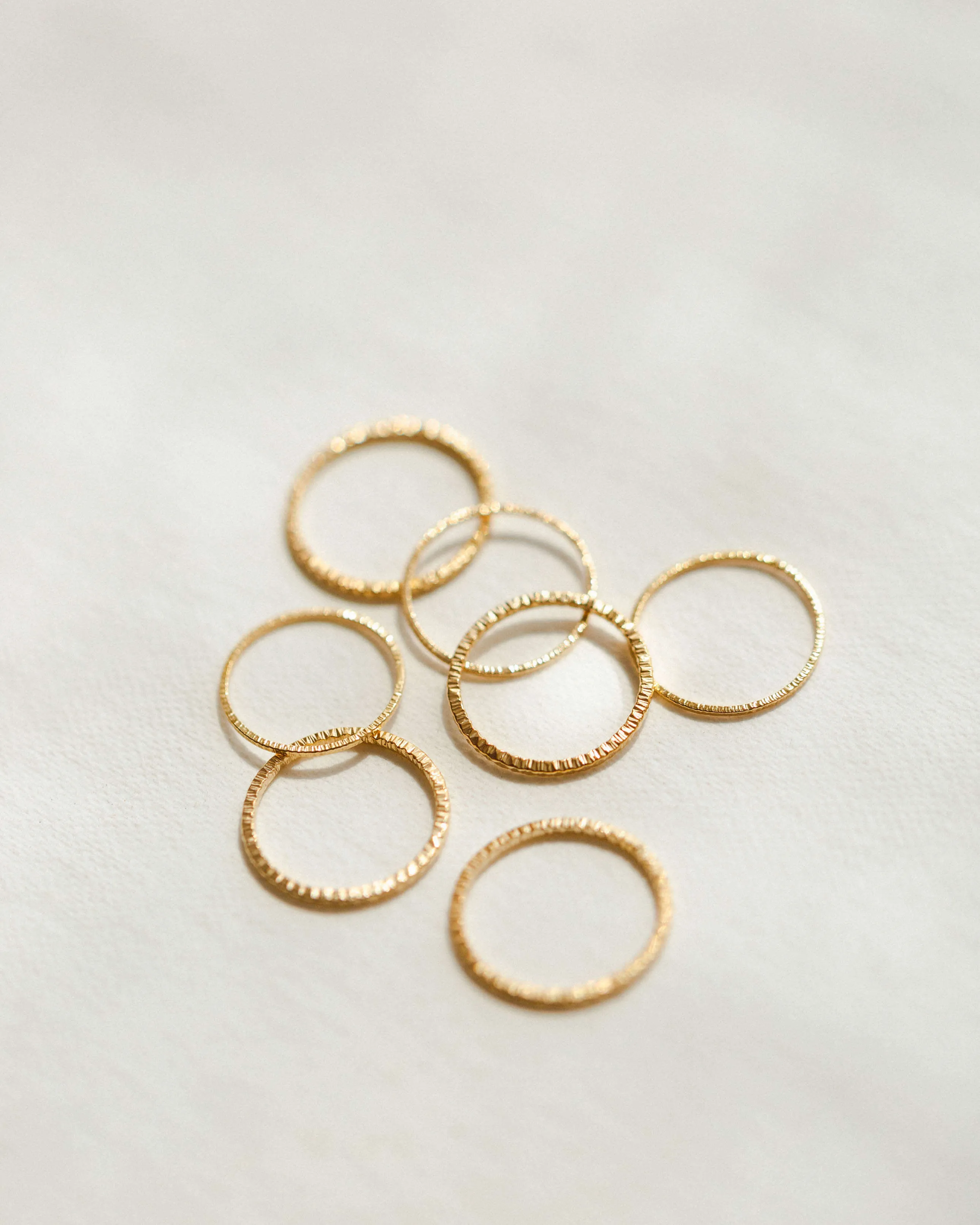 Golden Hour Stacking Rings