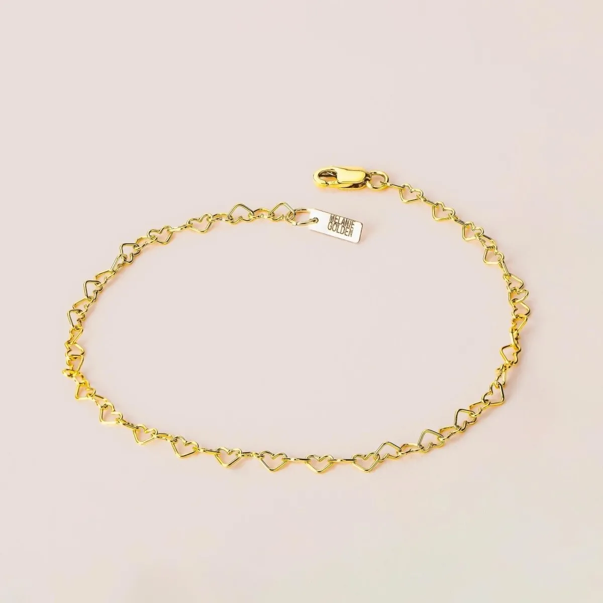 Heart Link Chain Anklet