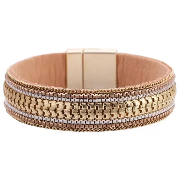 Jackie Boho Multilayer Leather Wrap Bracelet