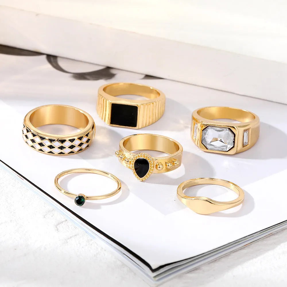 Just Lil Things Artificial  Gold Rings  jltr0274