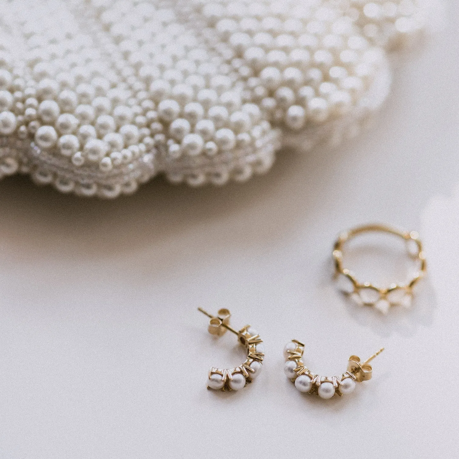 Kusshi Hoops | Pearl