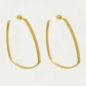 Large Square Hoops