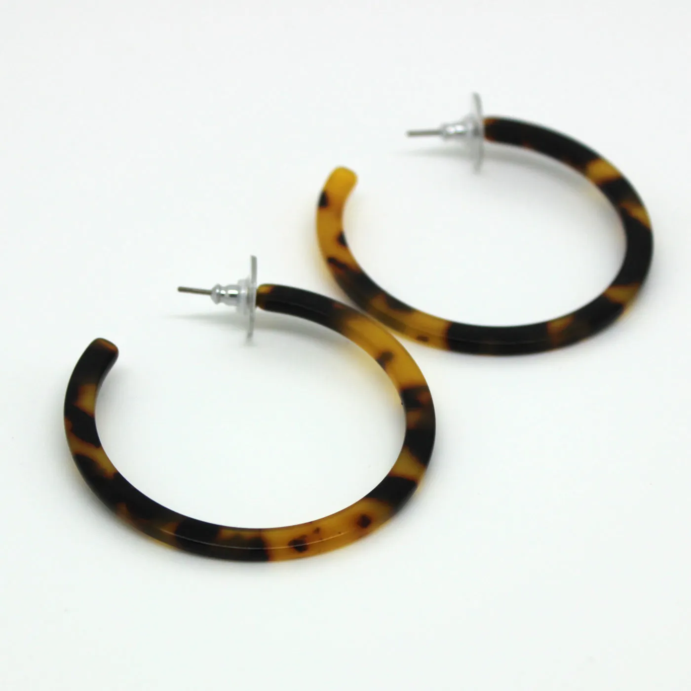 Large Tortoiseshell Hoops