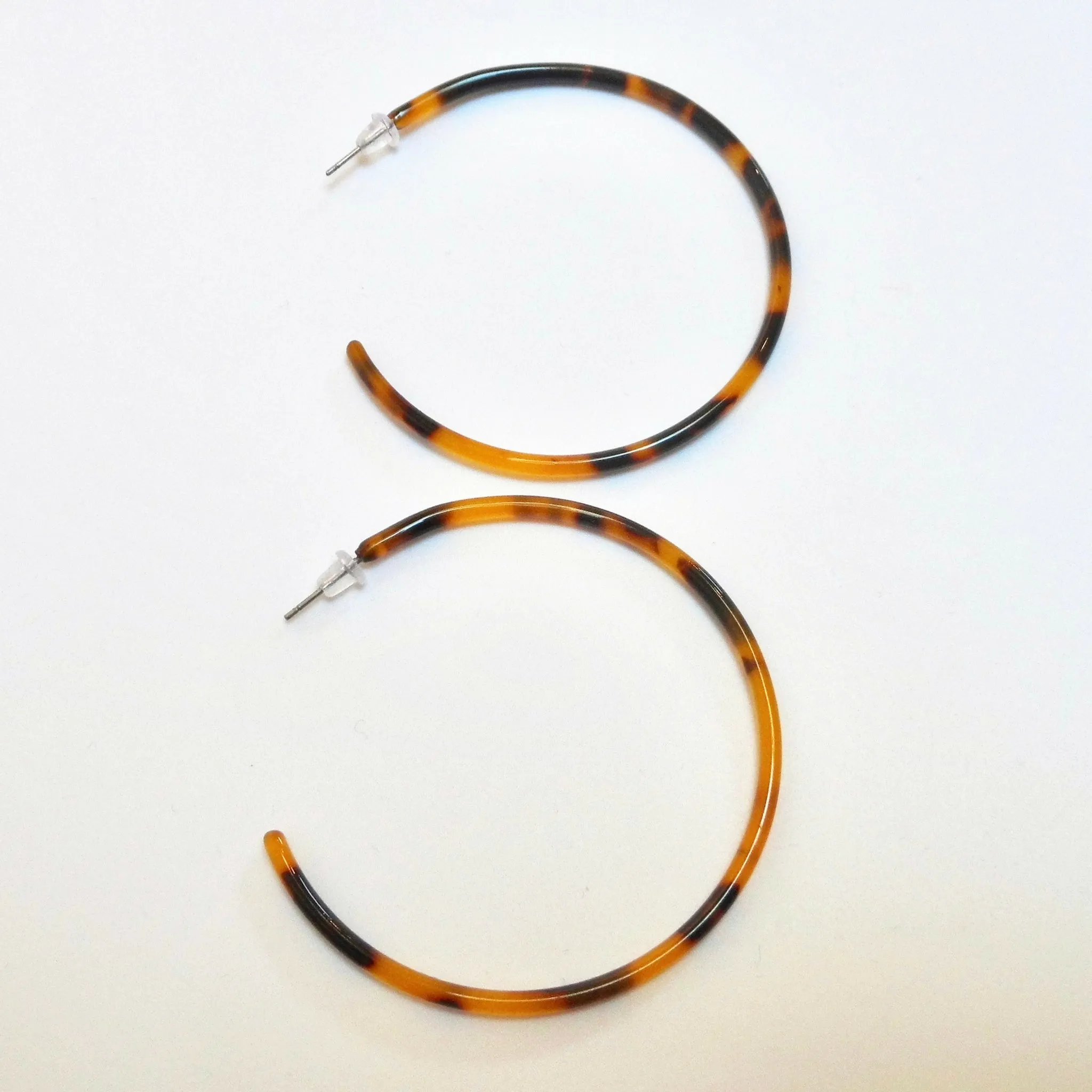 Large Tortoiseshell Hoops