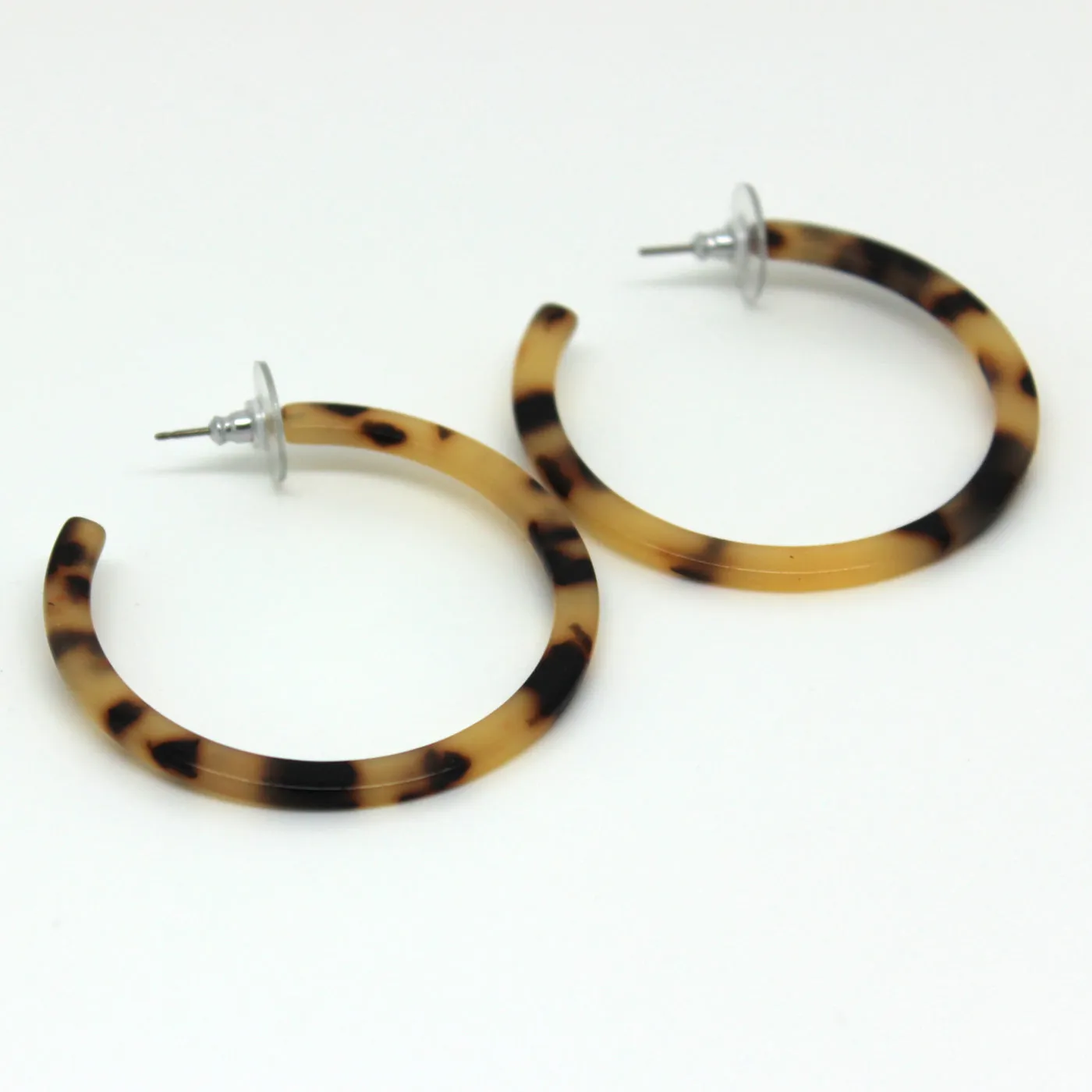 Large Tortoiseshell Hoops