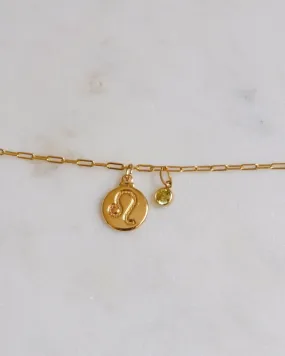 Leo Zodiac Anklet