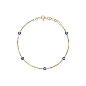 LIGHT EVIL EYE BRACELET