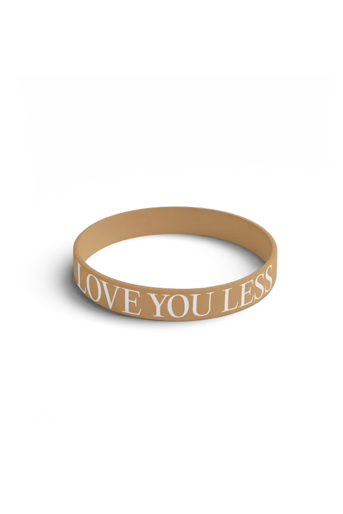 Love You Less Bracelet - Brown