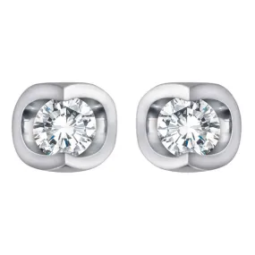 Luna Studs - Diamond