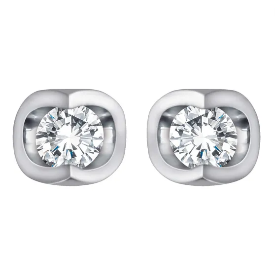 Luna Studs - Diamond