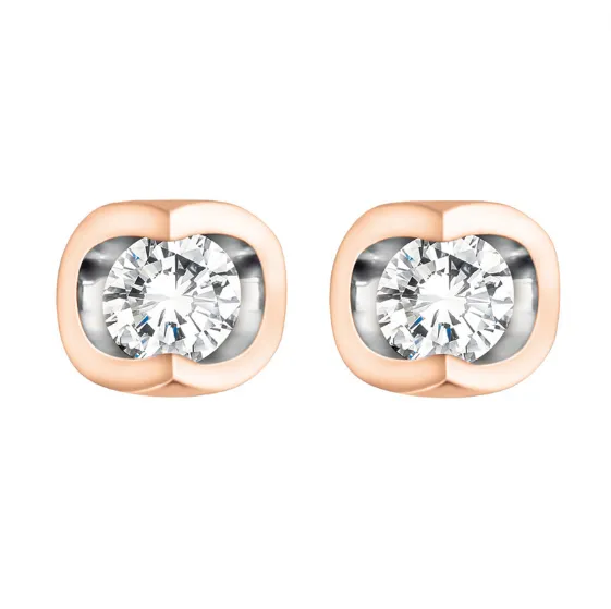 Luna Studs - Diamond