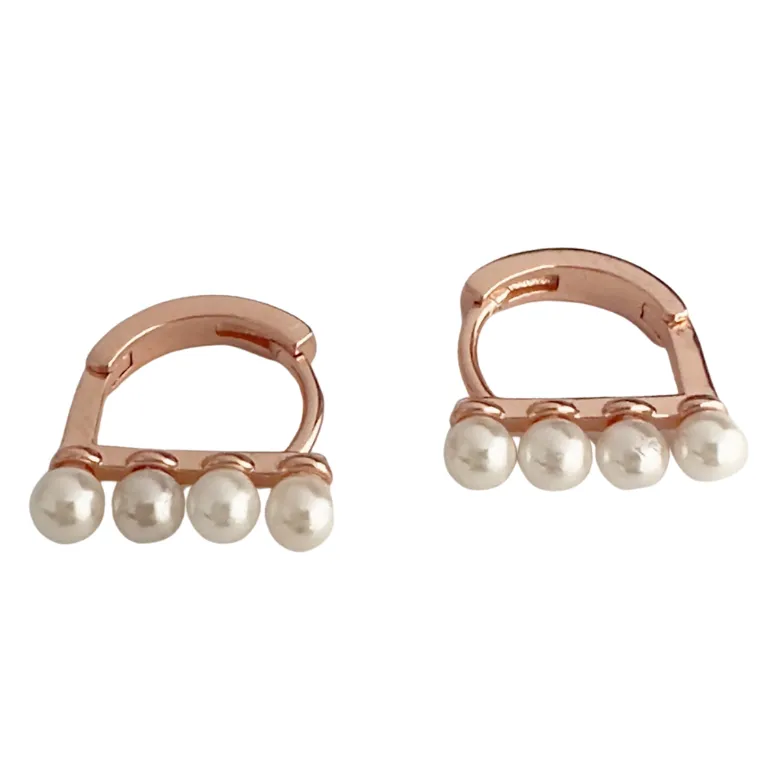 Maeve Pearl Hoops