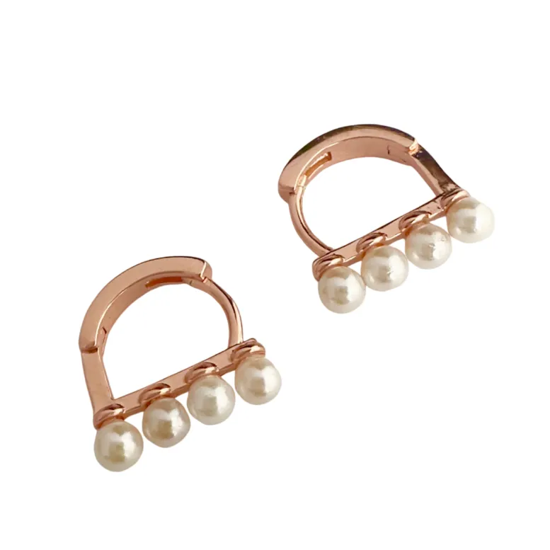 Maeve Pearl Hoops