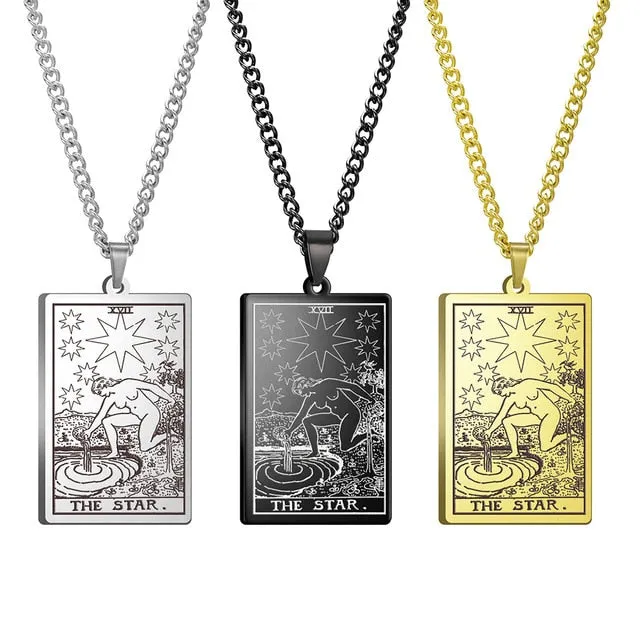 Major Arcana Tarot Card Necklaces