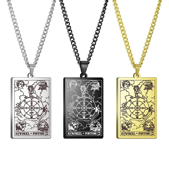 Major Arcana Tarot Card Necklaces