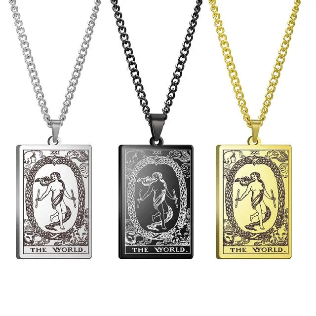 Major Arcana Tarot Card Necklaces