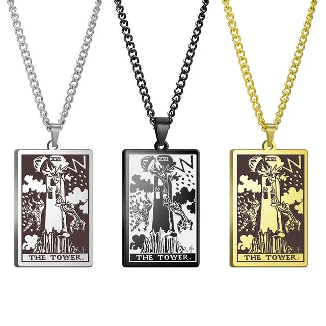 Major Arcana Tarot Card Necklaces