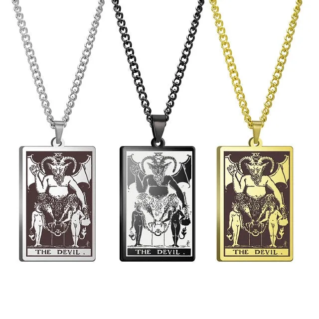 Major Arcana Tarot Card Necklaces