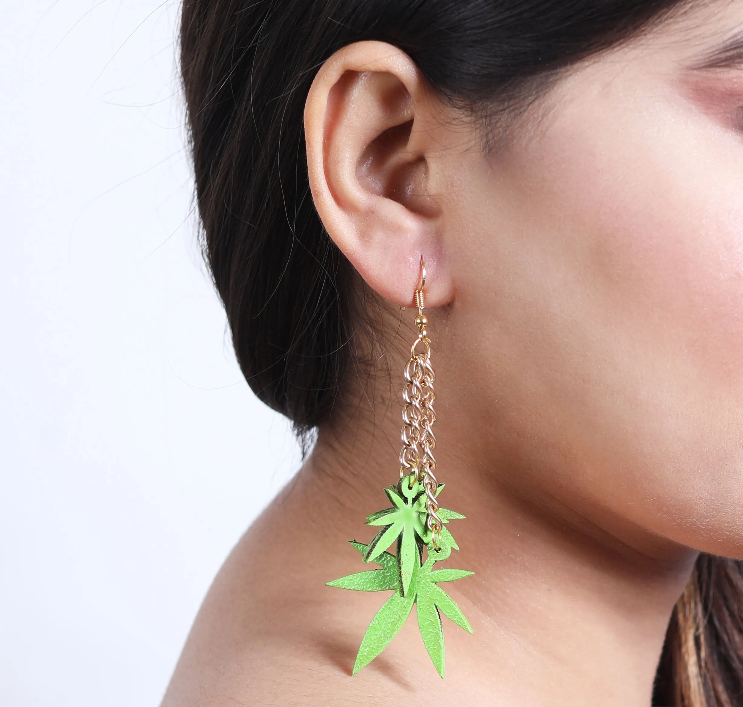 Marijuana Earring