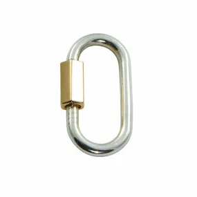 Marla Aaron Sterling Silver and Yellow Gold Regular Lock