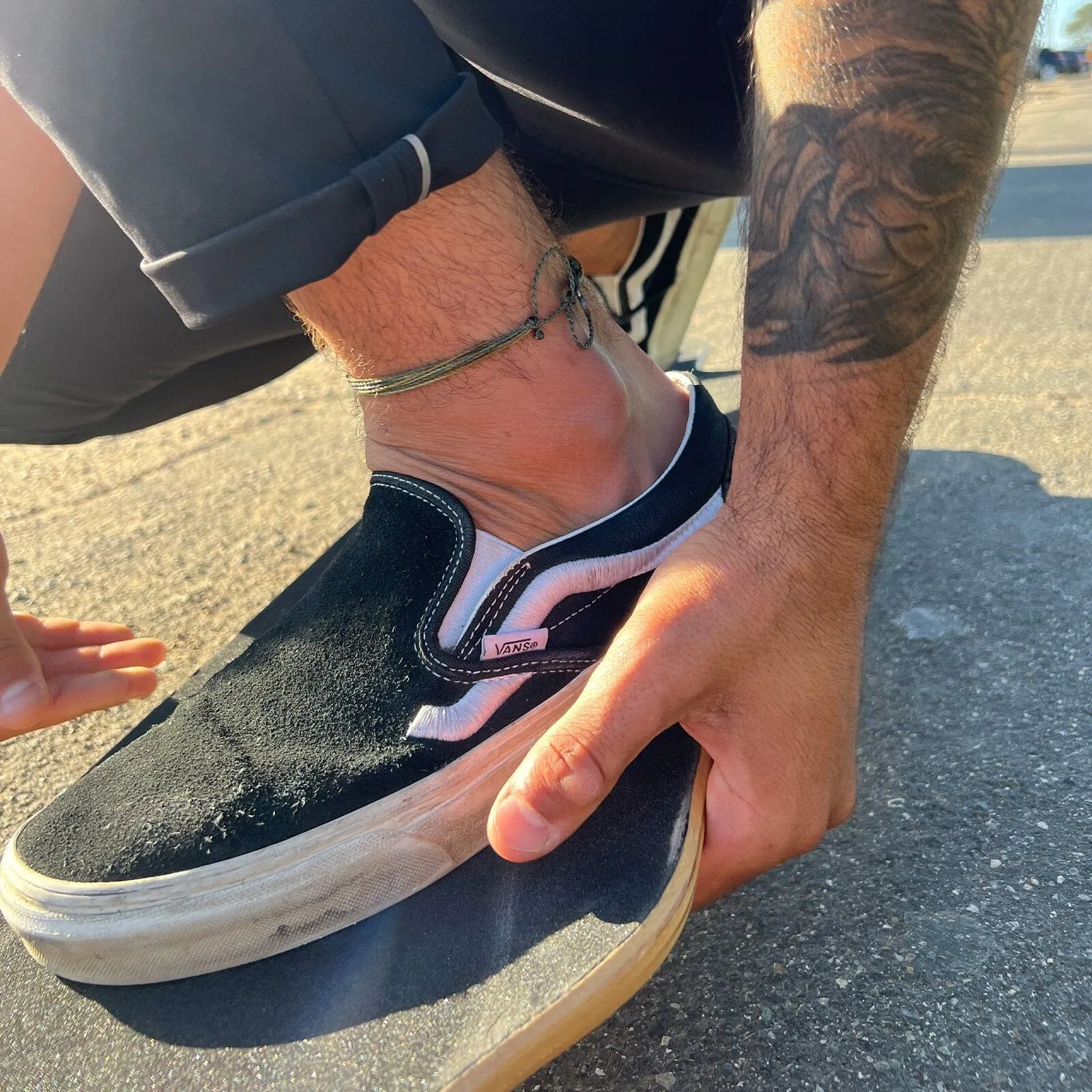 Men's Olive Anklet