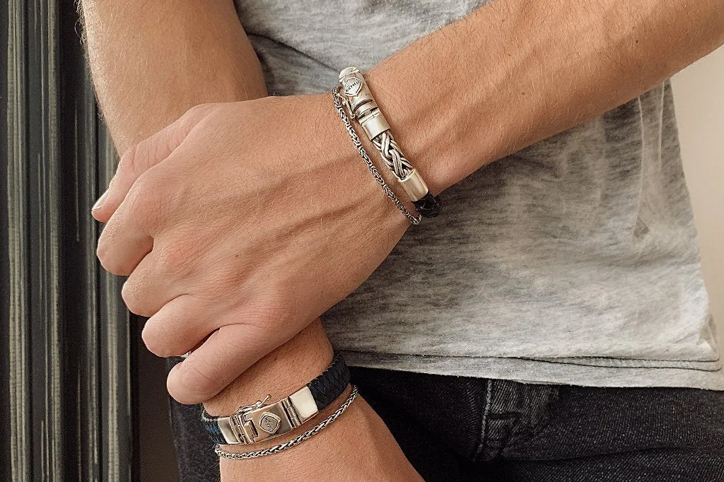 Men's Silver Mini Elias Bracelet