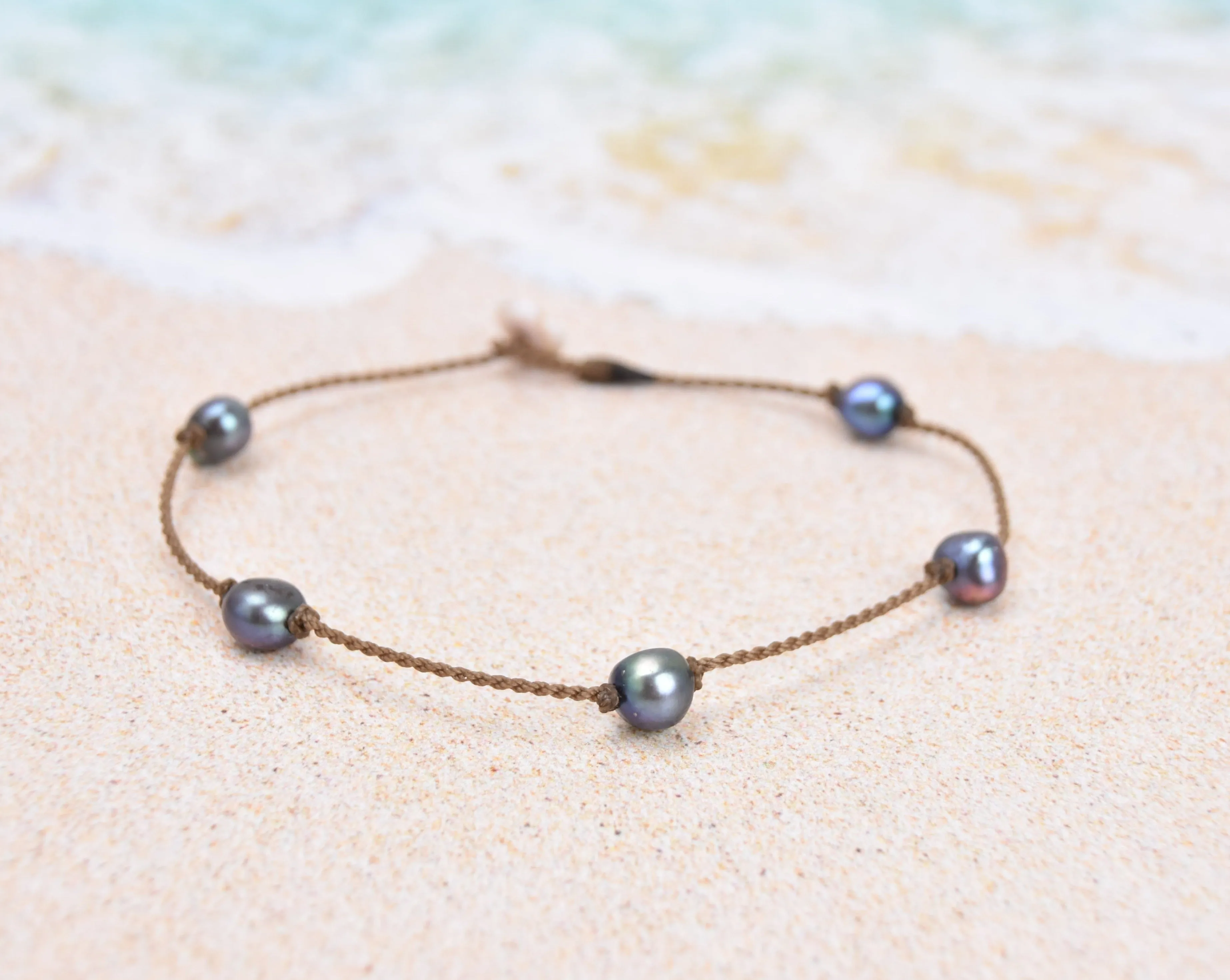 Mermaid   Peacock Pearl Princess Anklets