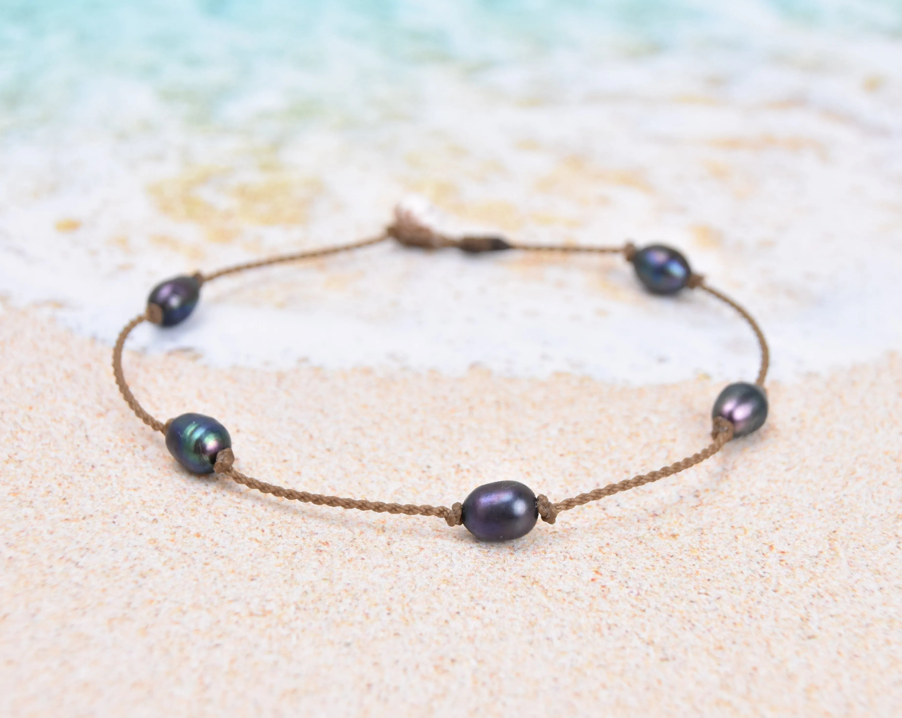 Mermaid   Peacock Pearl Princess Anklets