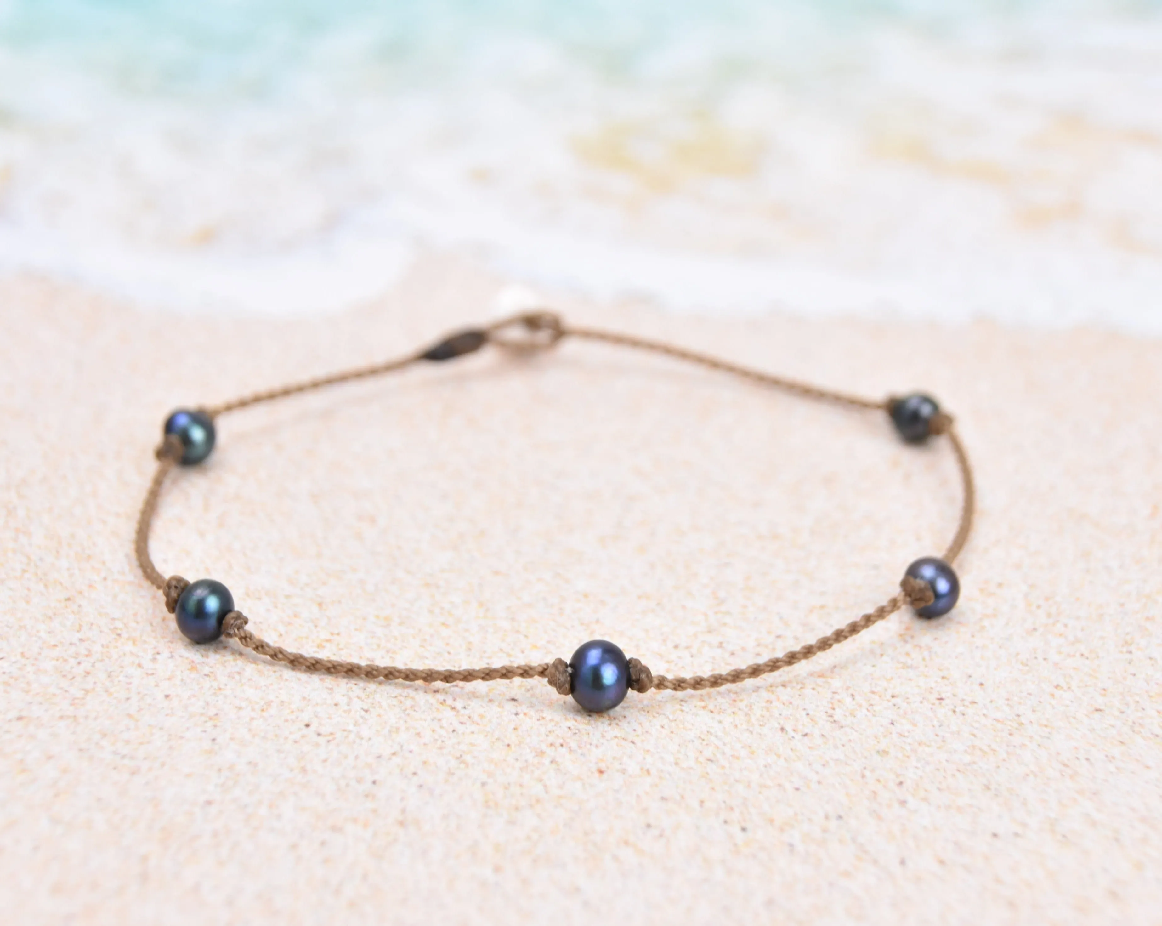 Mermaid   Peacock Pearl Princess Anklets