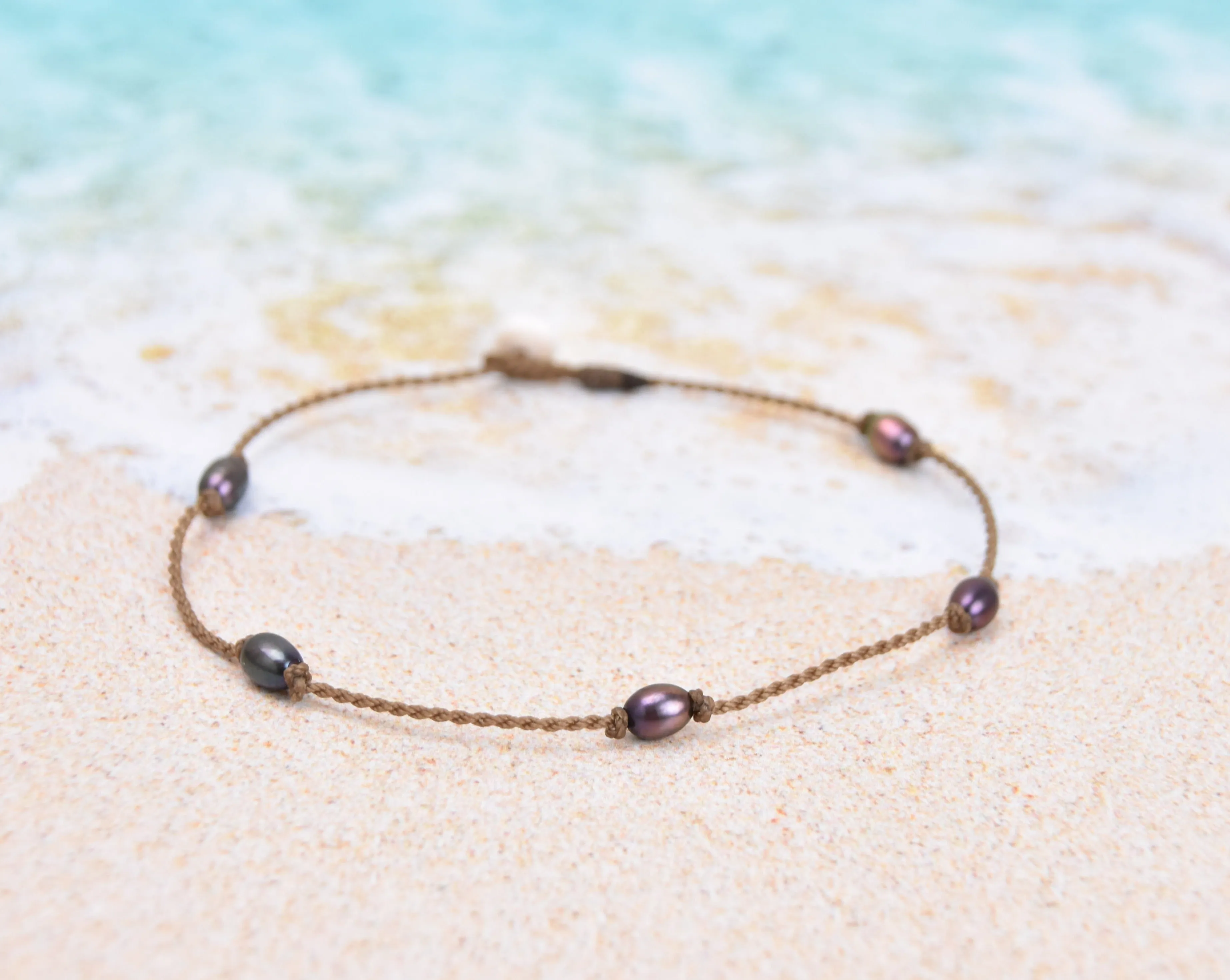 Mermaid   Peacock Pearl Princess Anklets