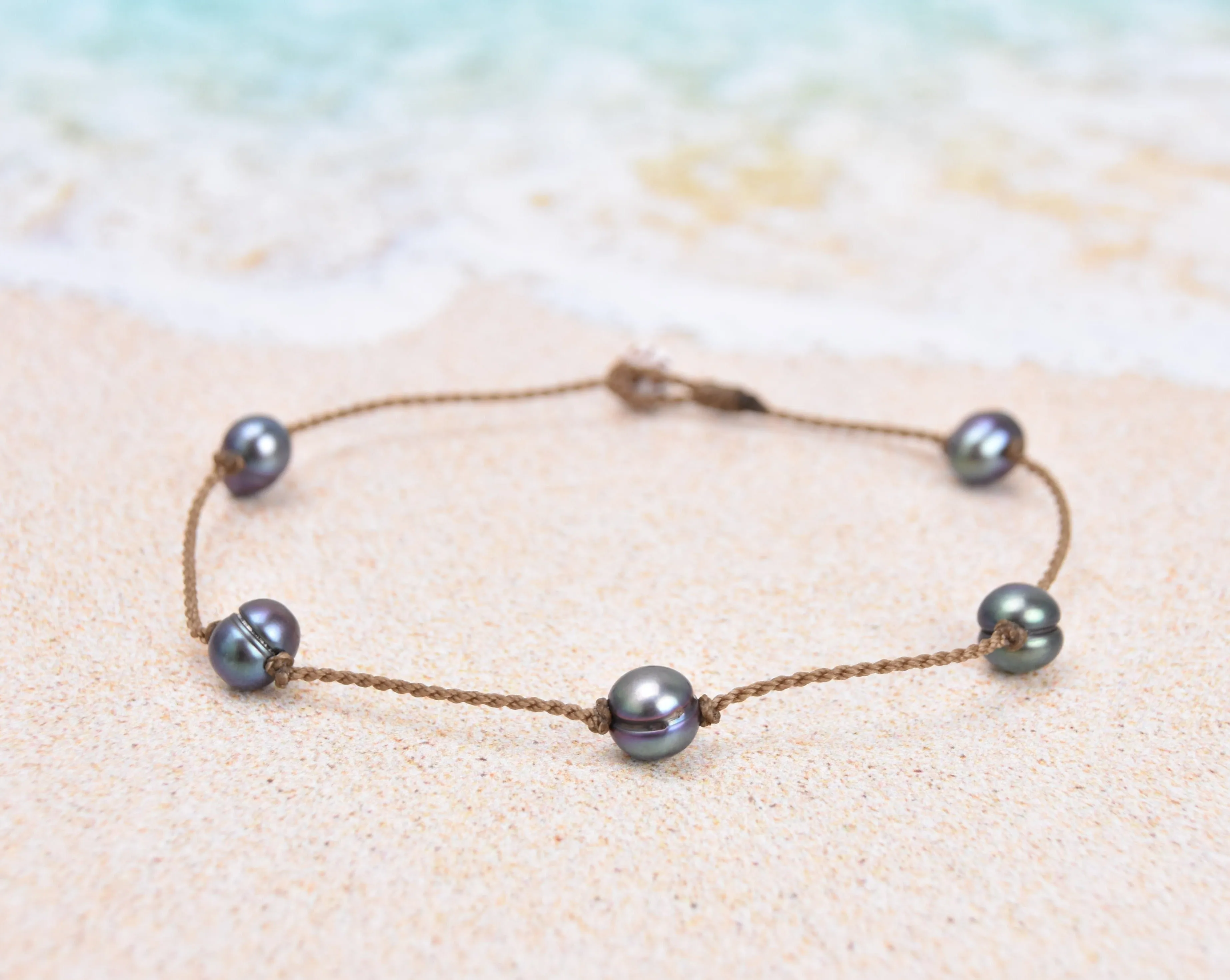 Mermaid   Peacock Pearl Princess Anklets