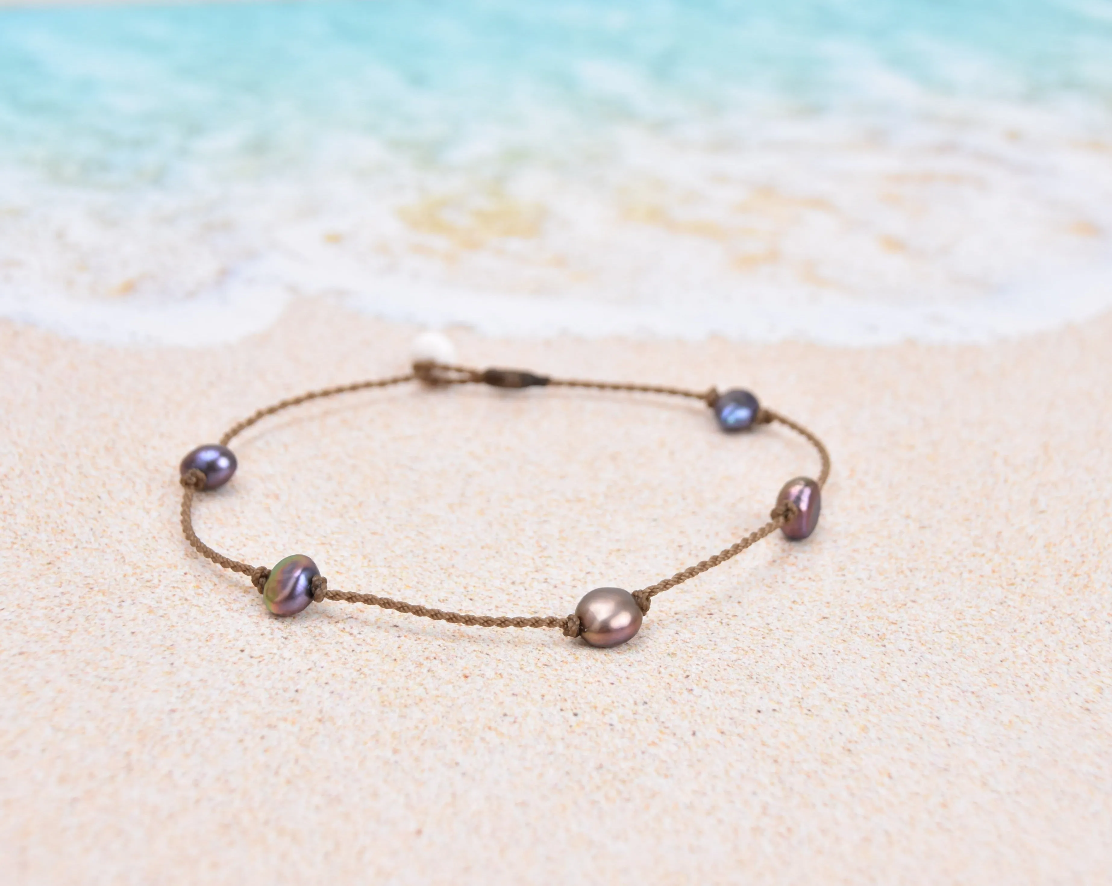 Mermaid   Peacock Pearl Princess Anklets