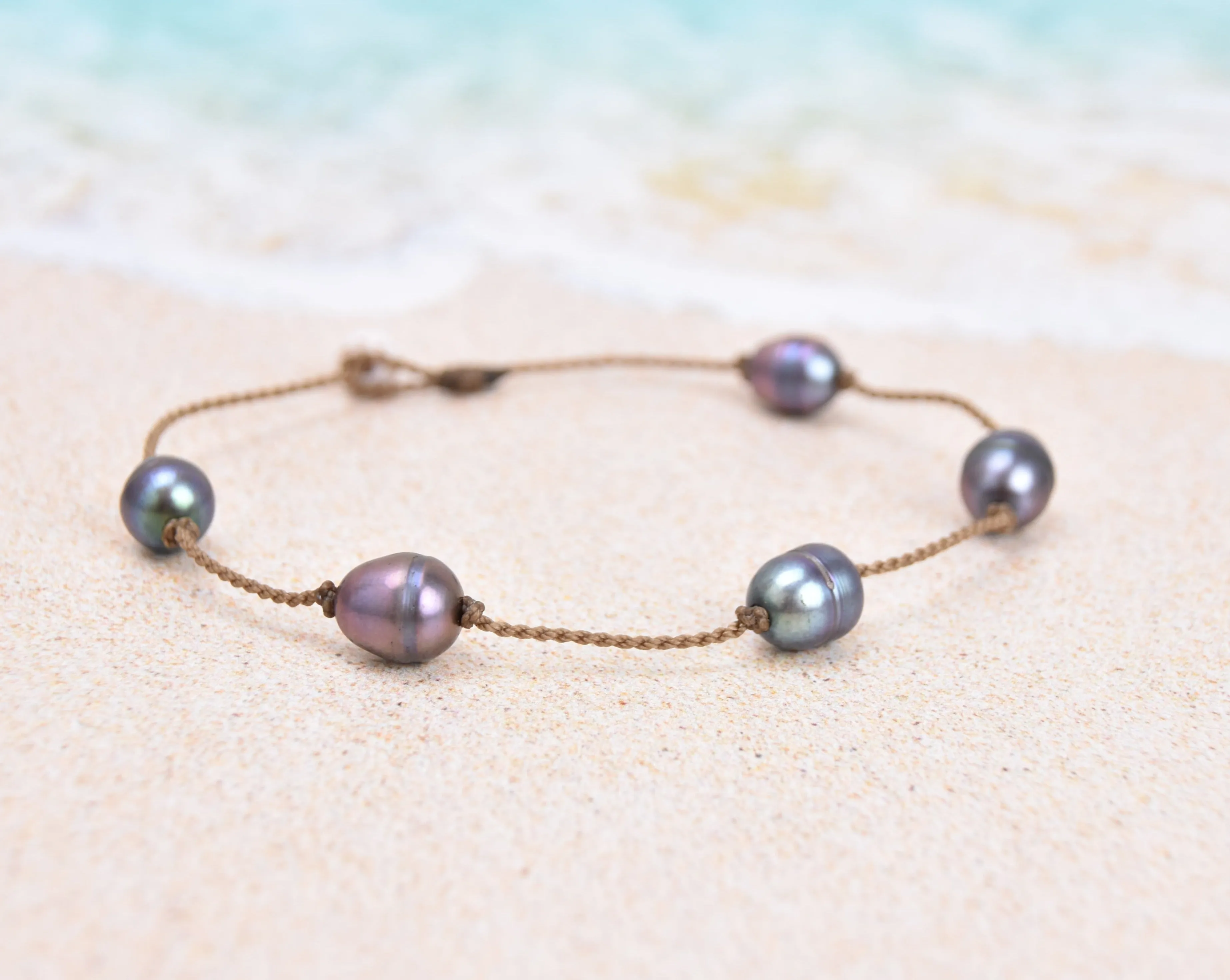 Mermaid   Peacock Pearl Princess Anklets