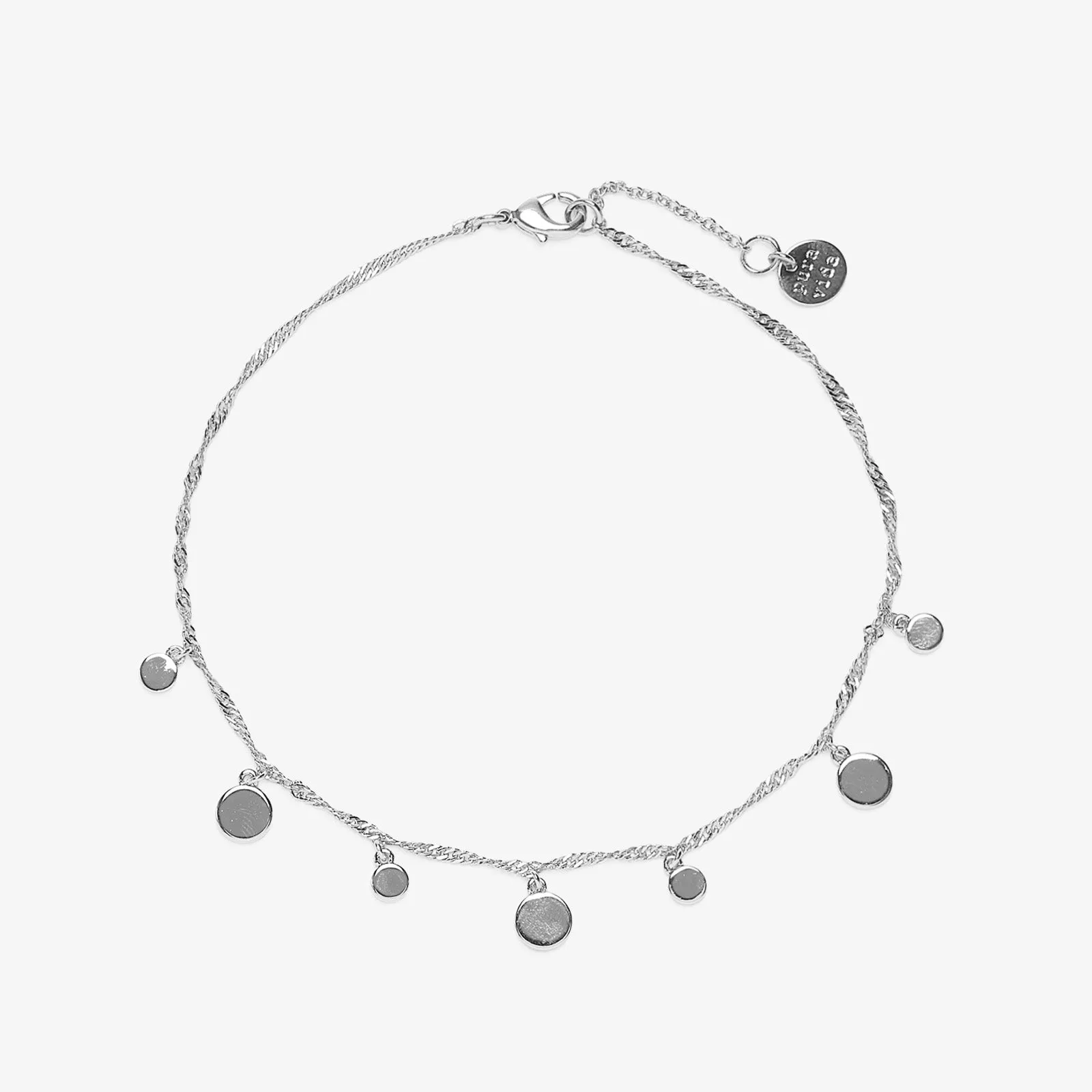 Mixed Mini Coins Chain Anklet