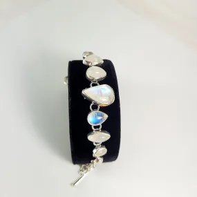 Moonstone and Sterling Silver Bracelet