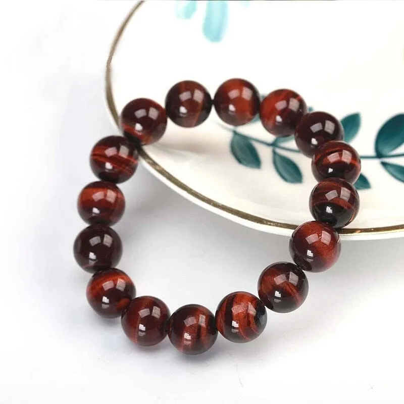 Natural Red Tiger Eye Stone Bracelet