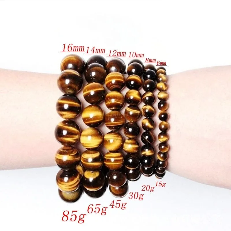 Natural Stone Tiger Eye Bracelet