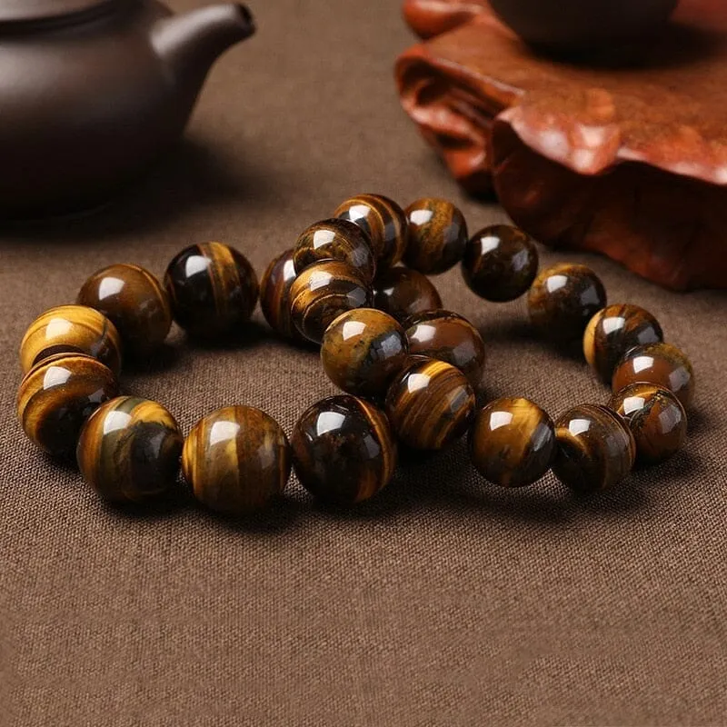 Natural Stone Tiger Eye Bracelet