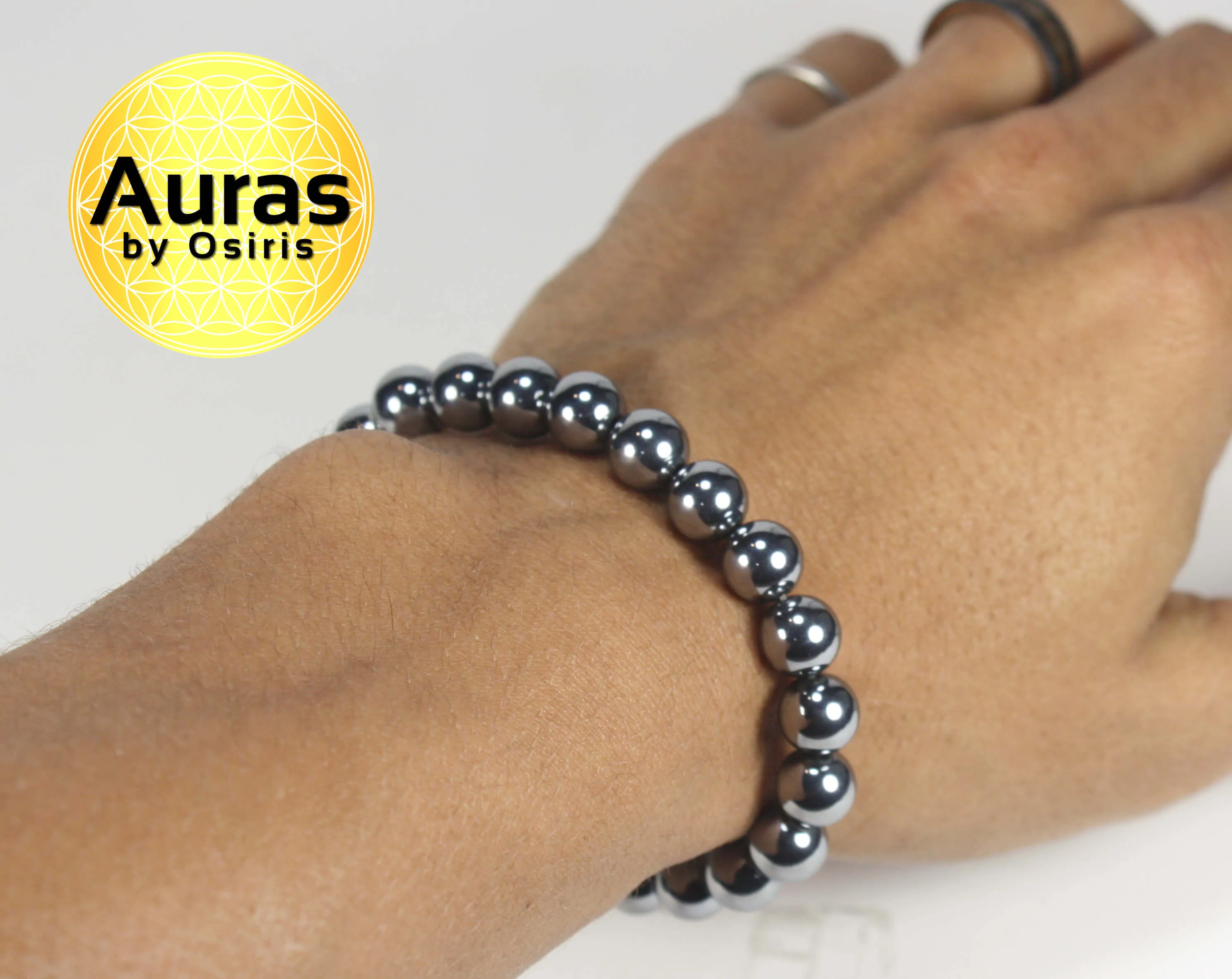 Noble elite Shungite Bracelet (8mm Bead Diameter)