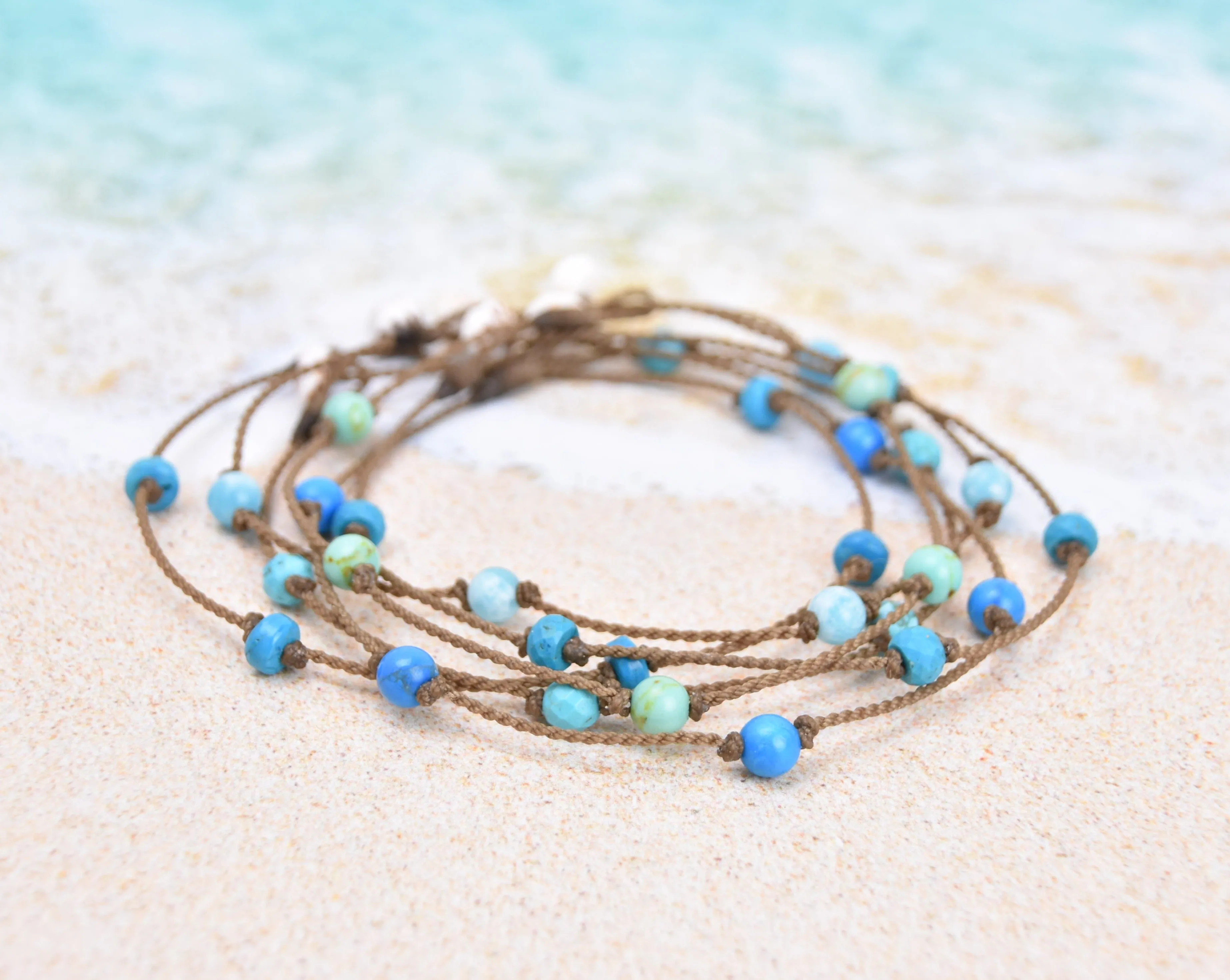 Ocean Blues - Princess Anklets