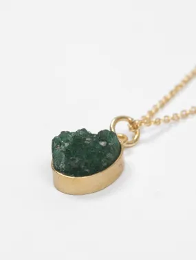 Oval Druzy Necklaces