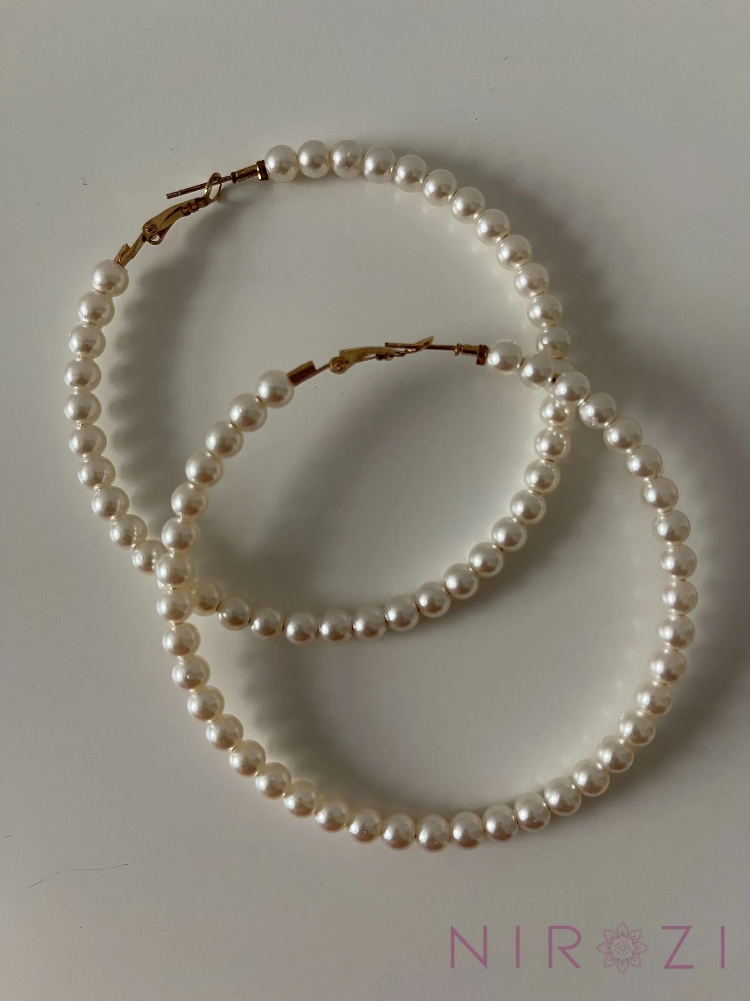 Pearl Hoops