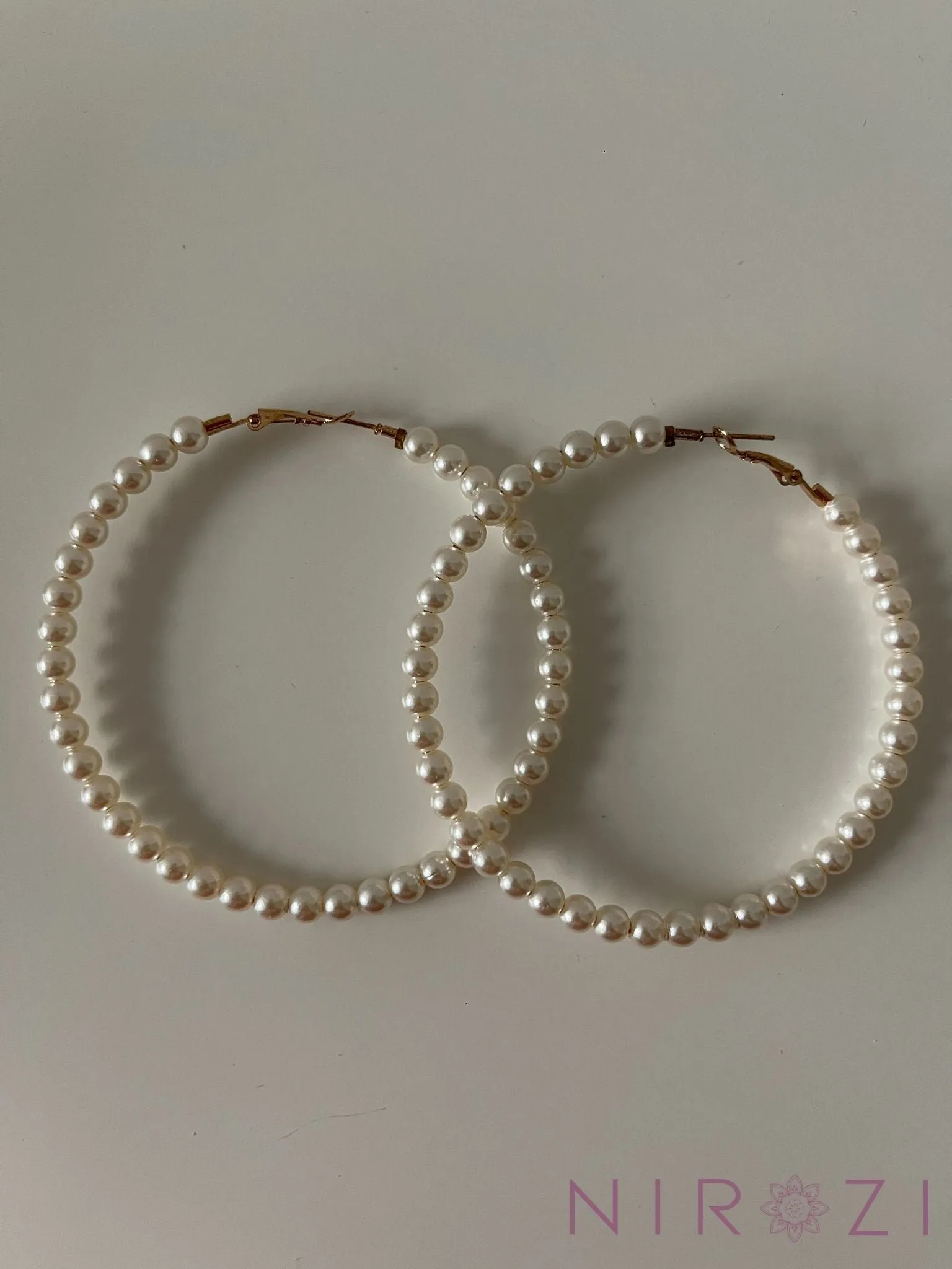 Pearl Hoops