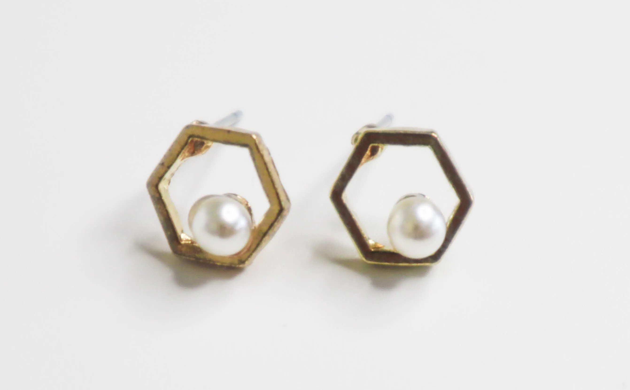 Pearl Shape Studs