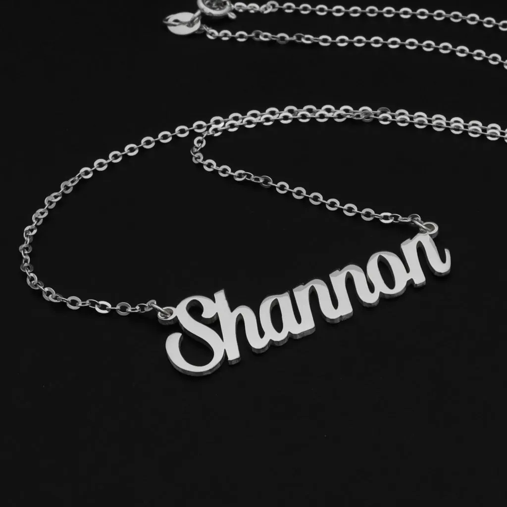 Personalised Sterling Silver Name Necklaces