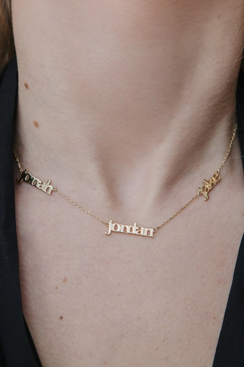 PERSONALIZED NAME NECKLACES