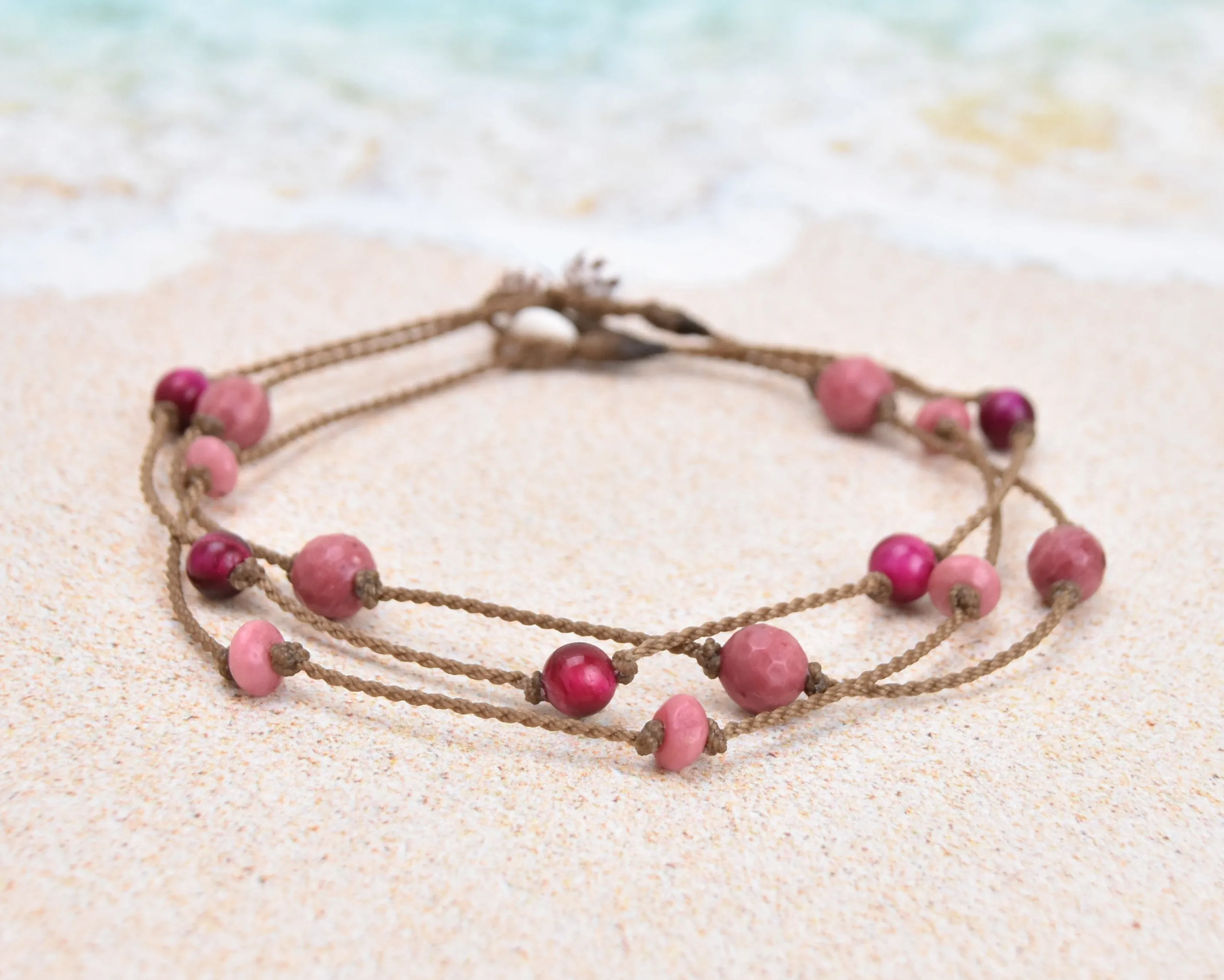 Pink Stones Princess - Anklets