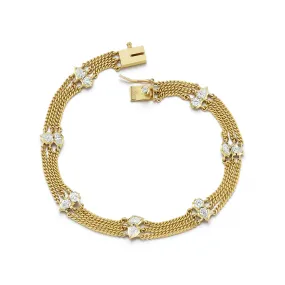 Posey 3-Row Station Bracelet