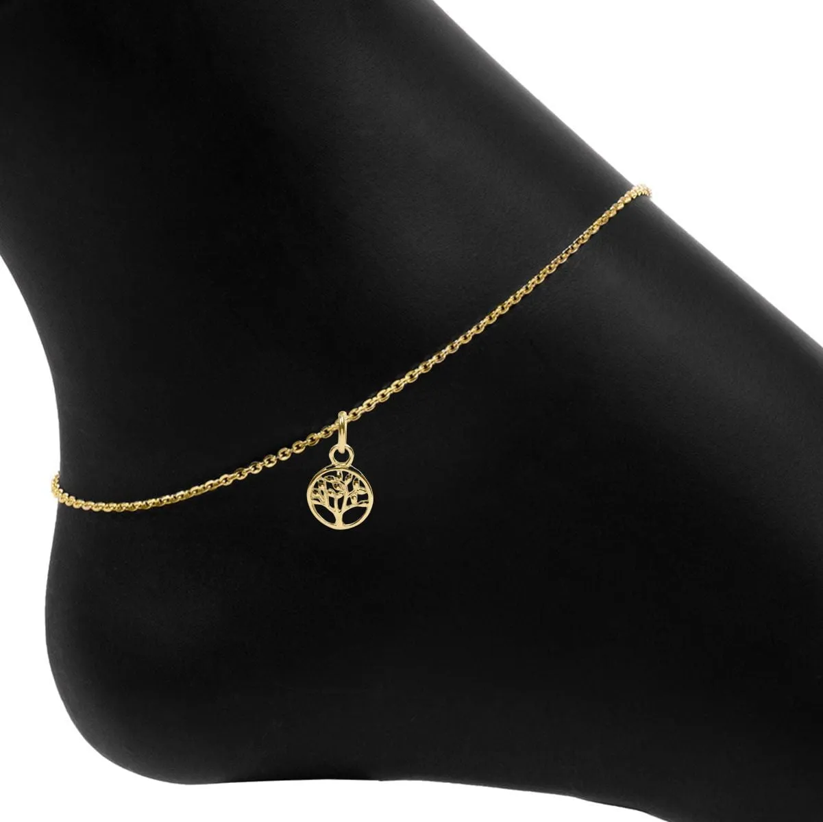 Roma Tree of Life Charm Adjustable Anklet